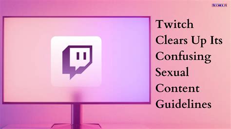 masturbate twitch|Twitch clears up its confusing sexual content guidelines .